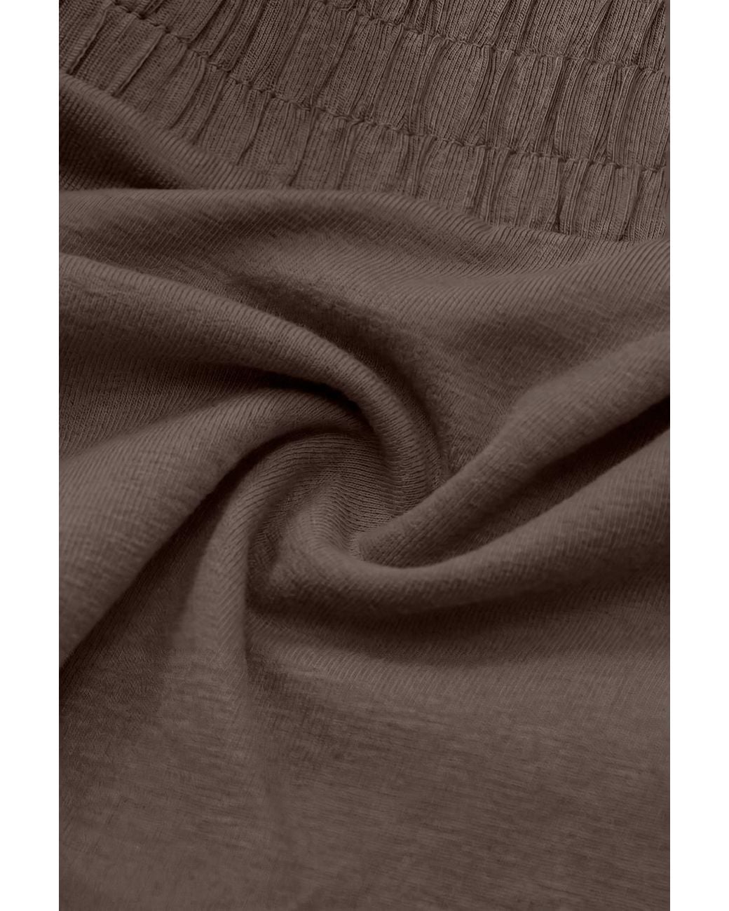 Enorsia Brown Cotton Stretch Jersey Shorts