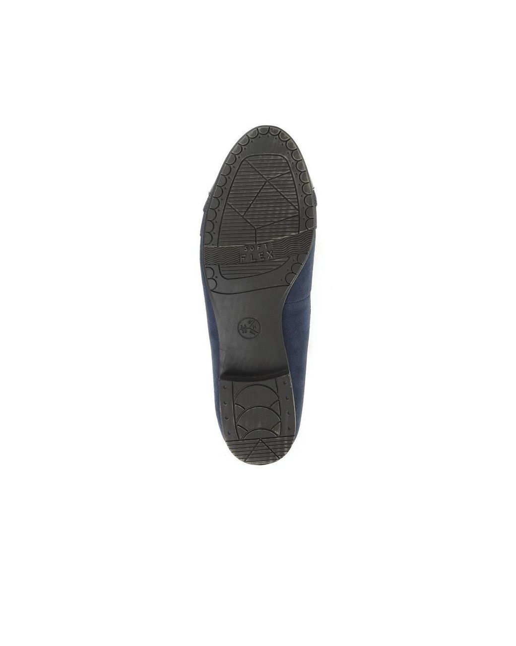 Pavers Blue Ballet Flats