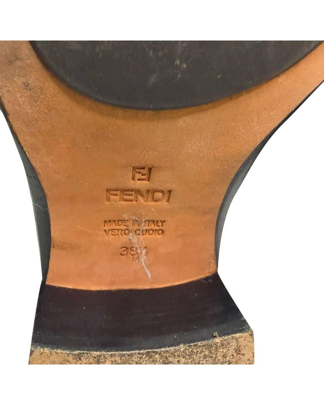 Fendi Black Preloved Riding Boots