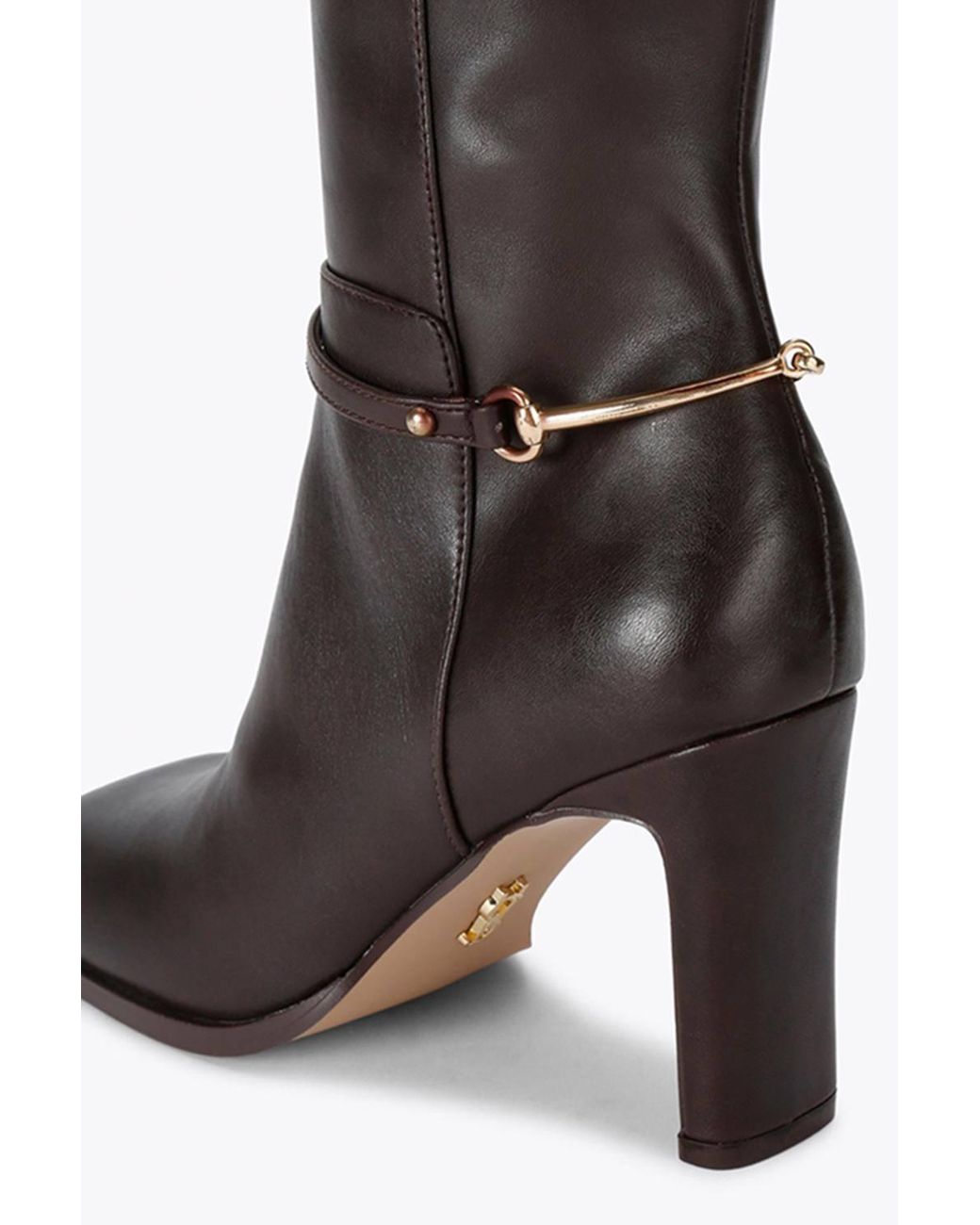 Steve Madden Black 'Shield Leather' Leather Boots