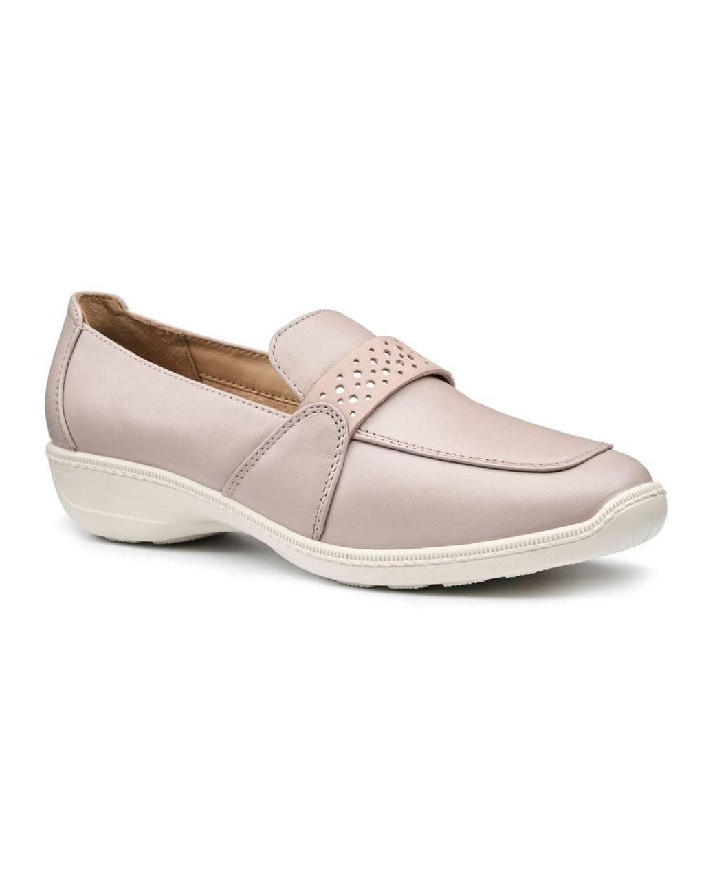 Hotter White 'Mya Ii' Smart Loafers