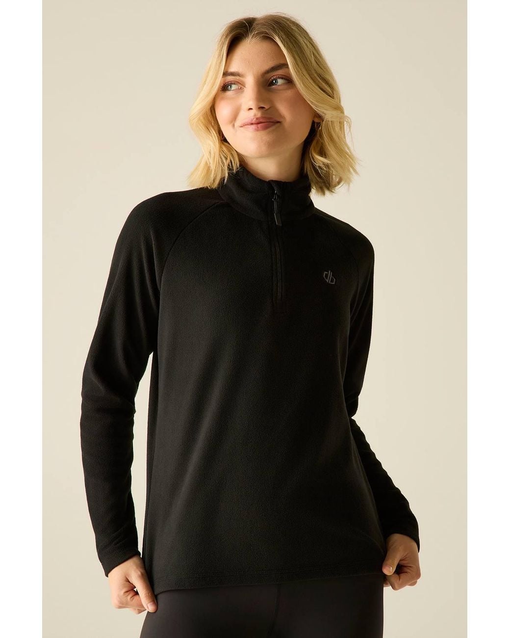 Dare 2b Black Freeform Ii Lightweight Half Zip Fleece