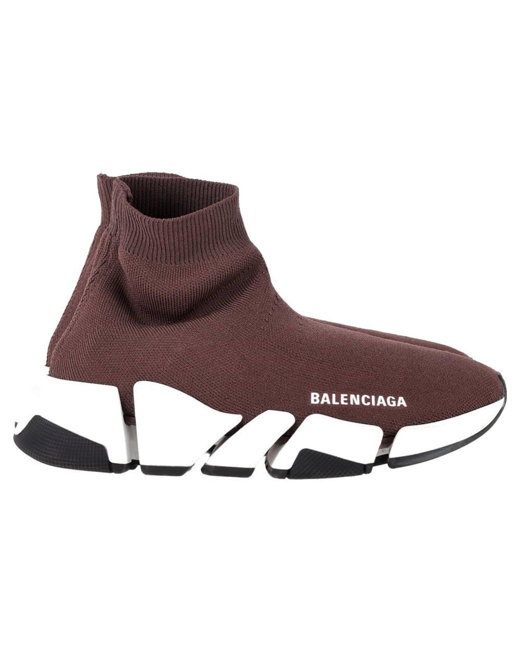 Balenciaga Brown Preloved Speed .0 Sneakers