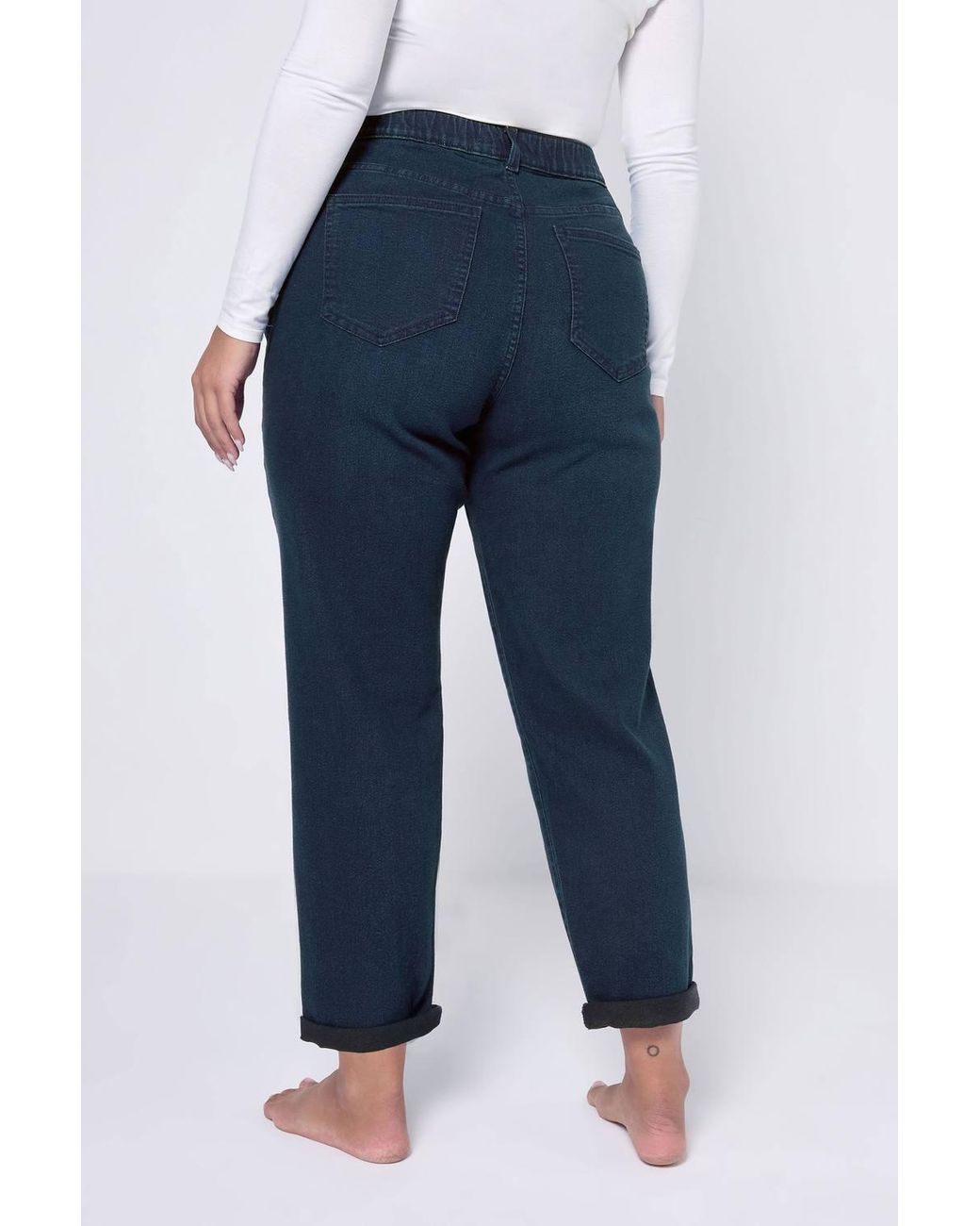 Yours Blue Denim Boyfriend Jeans