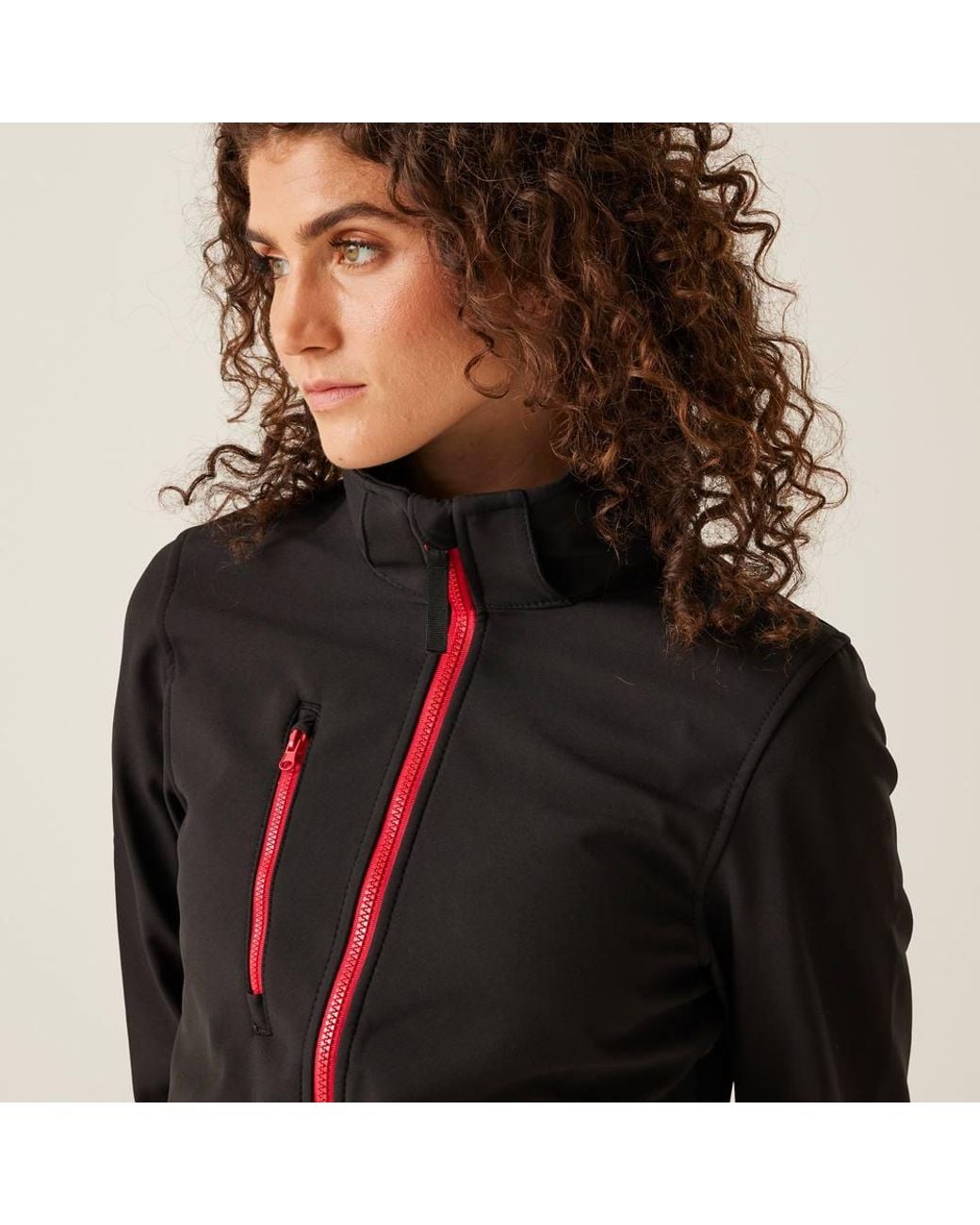 Regatta Black Venturer 3-Layer Waterproof Hooded Softshell Jacket