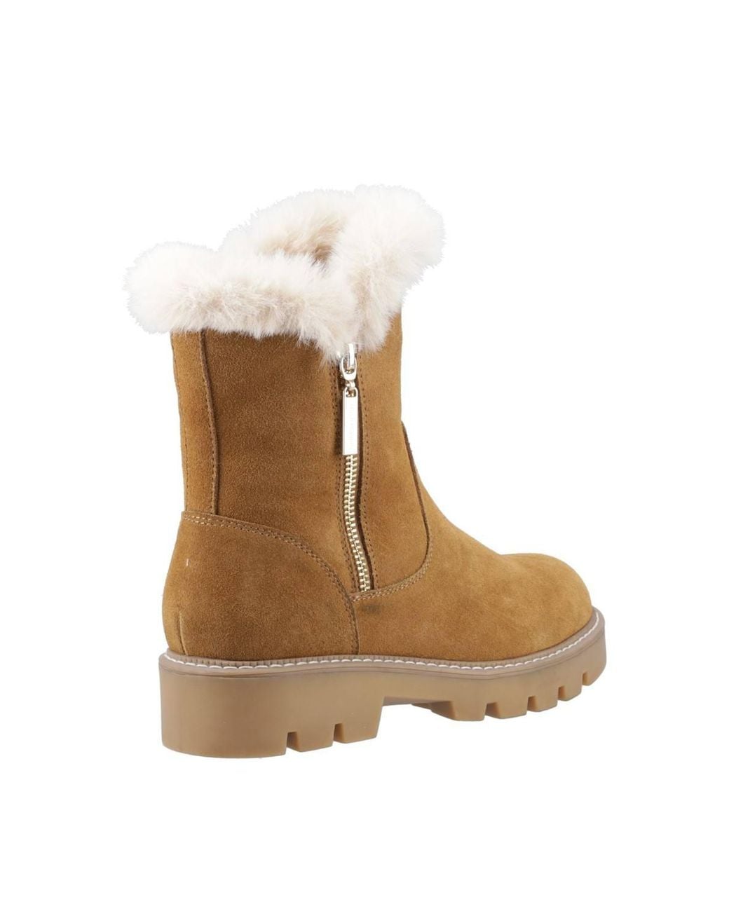 Hush Puppies Brown Ambre Zip Boot