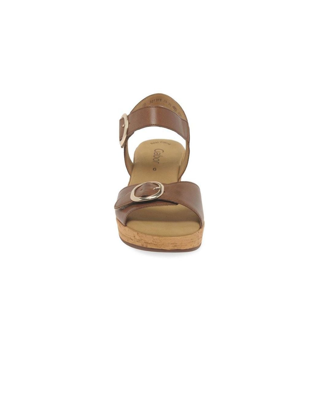 Gabor Brown 'Fantastica' Heeled Sandals