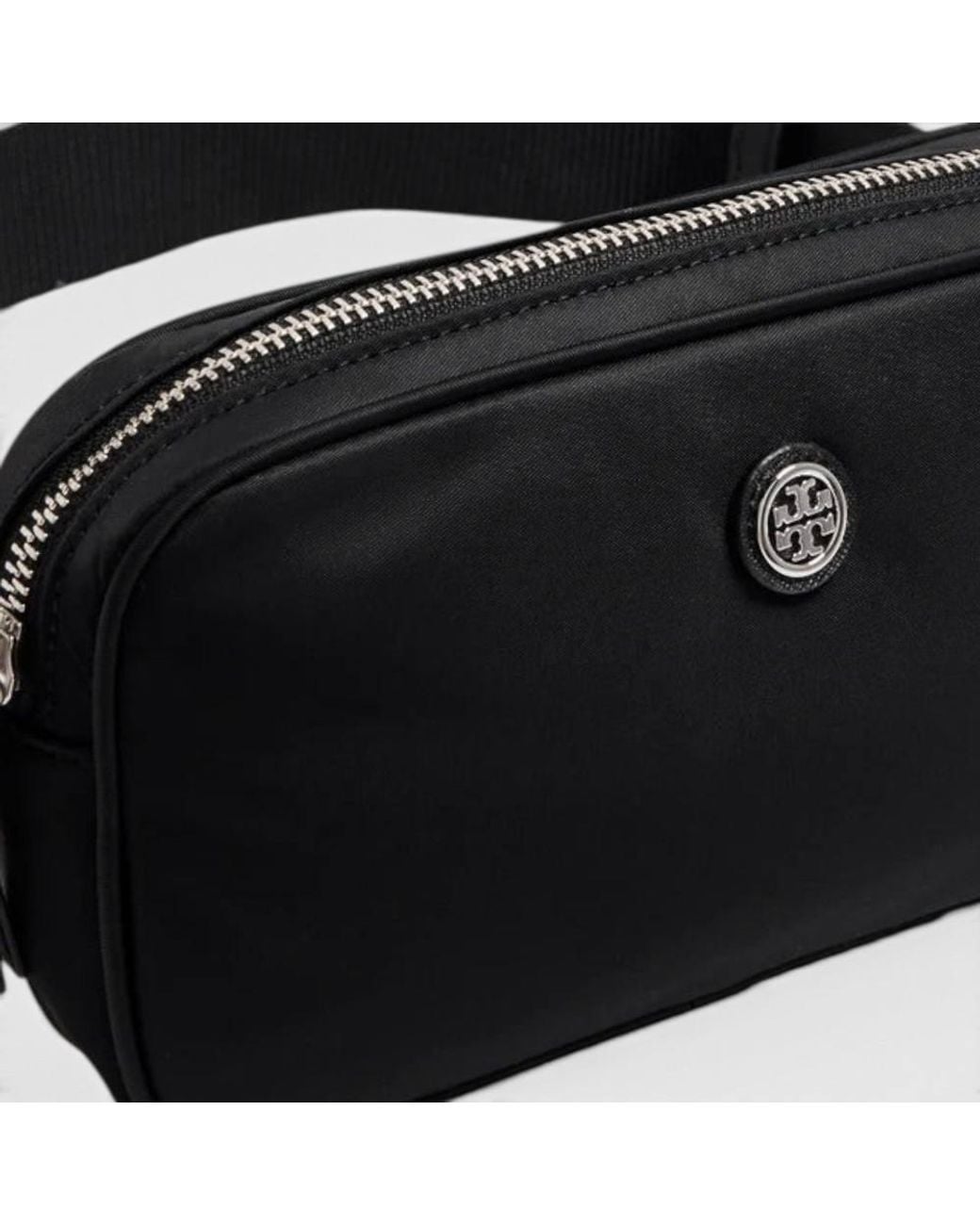 Tory Burch Black Virginia Nylon Belt Bag