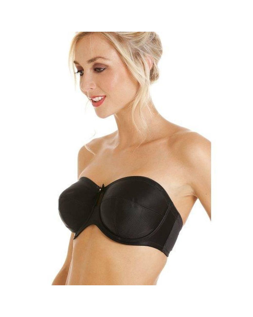 CAMILLE Black Strapless Underwired Multiway Bra