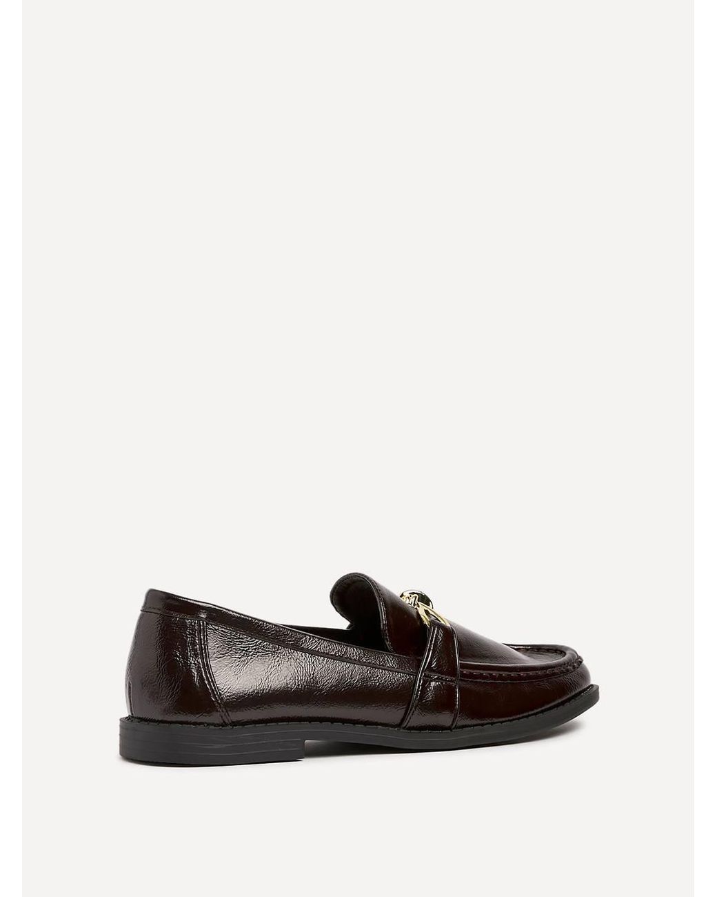 Linzi White Affluent Faux Leather Slip On Loafer