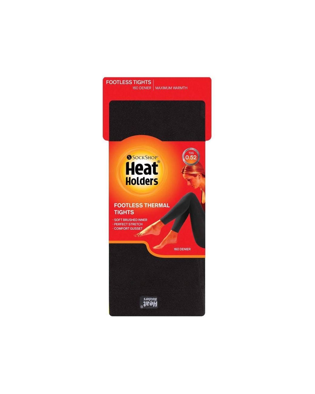 Heat Holders Black Thick Winter Warm Fleece Lined Thermal Leggings