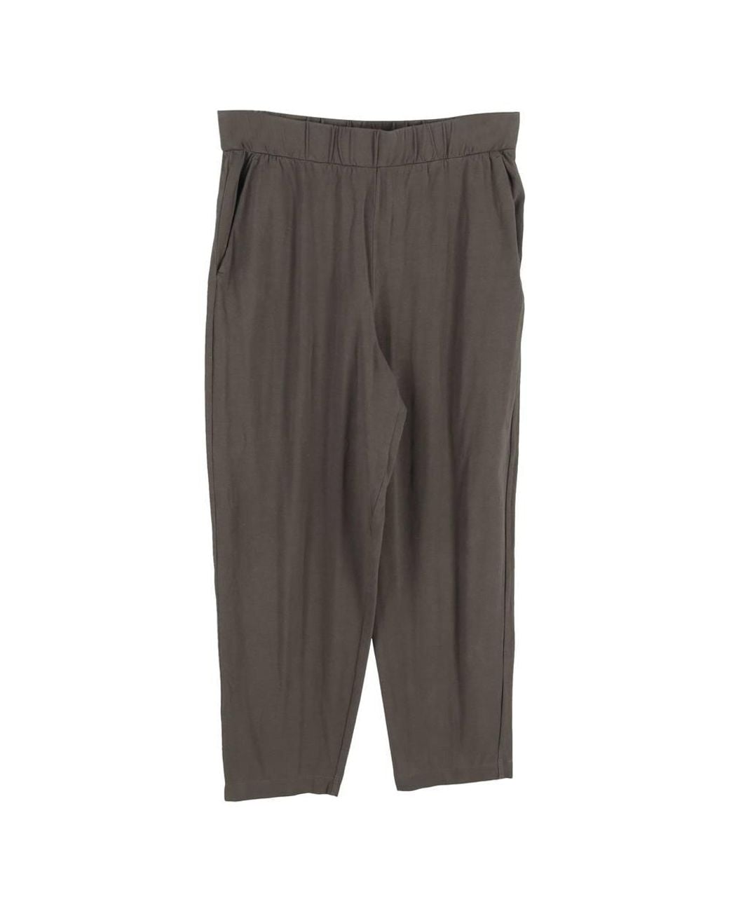 Max Mara Gray Preloved Leisure Gartered Trousers