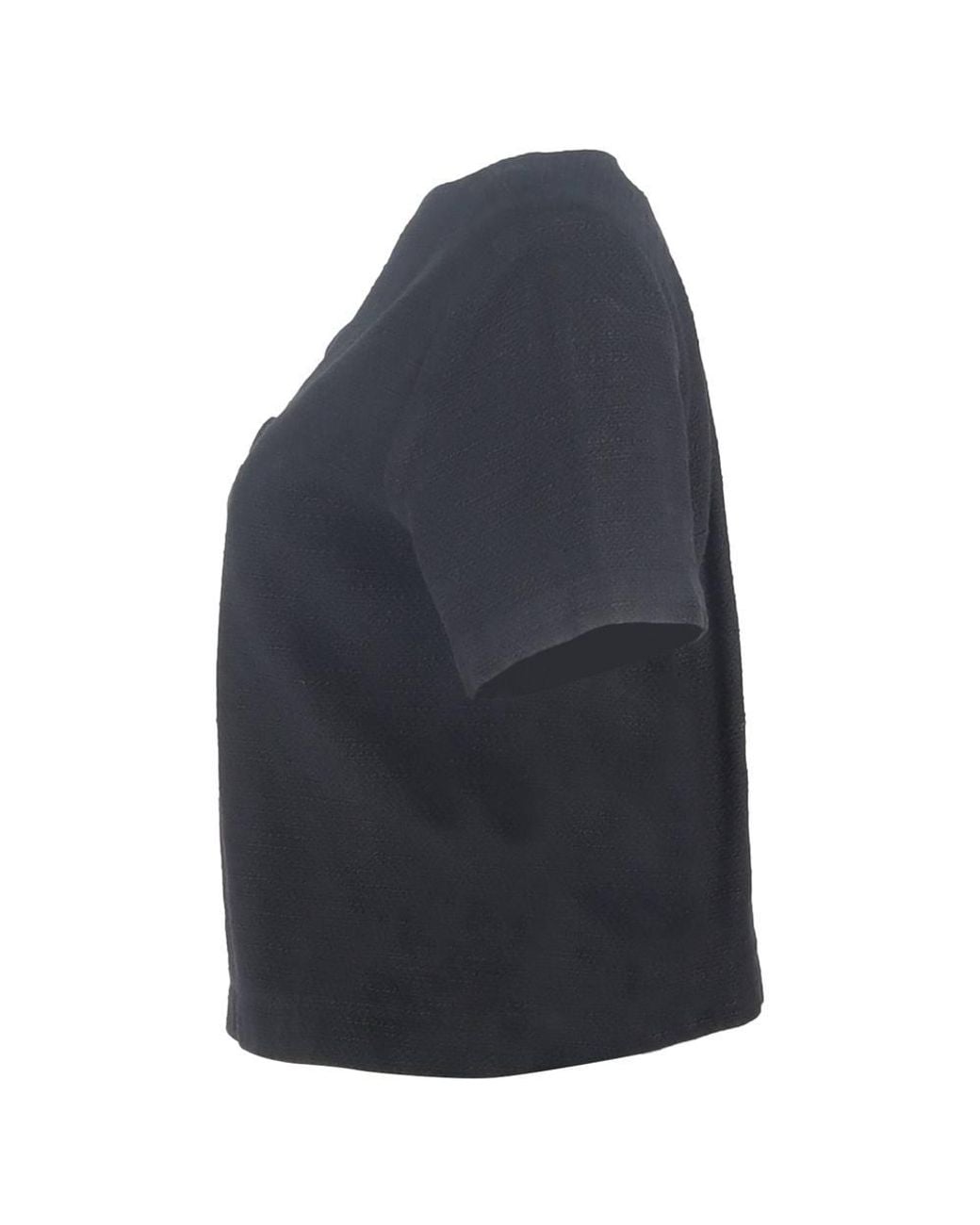 Lisa Marie Fernandez Black Preloved Button Detailed Top