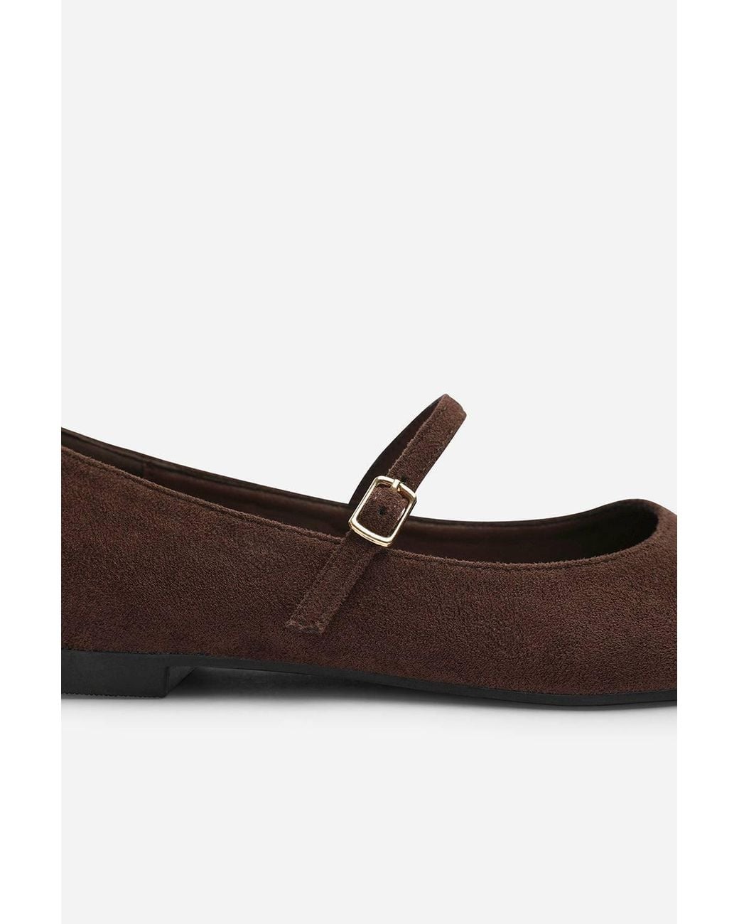 Where's That From Blue Novalee Wide Fit Girl's School Shoe Pointed Toe Mary Jane Front Strap Ballet Flats