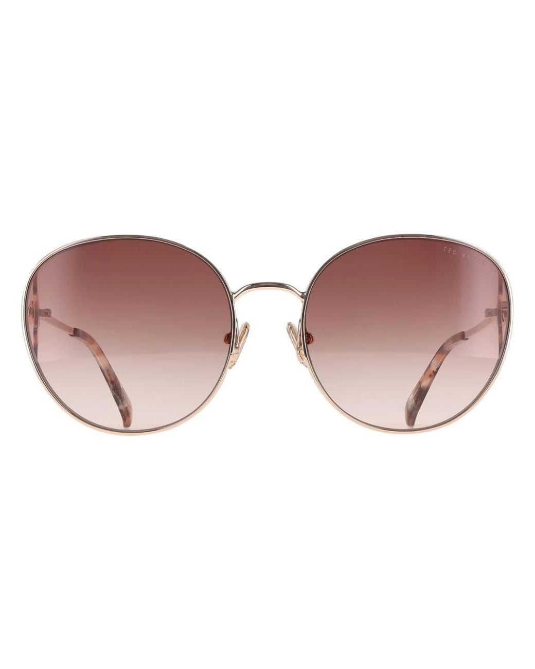 Ted Baker Brown Round Gloss Light Rose Gradient Tb1775 Lake