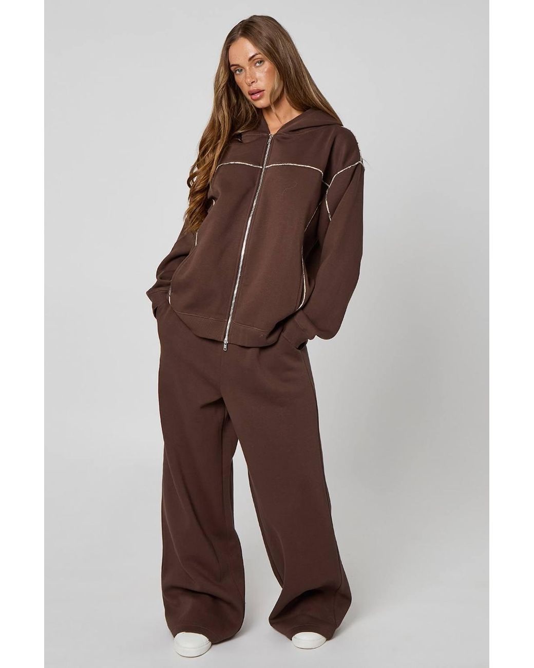 Urban Bliss Brown Wide Leg Jogger
