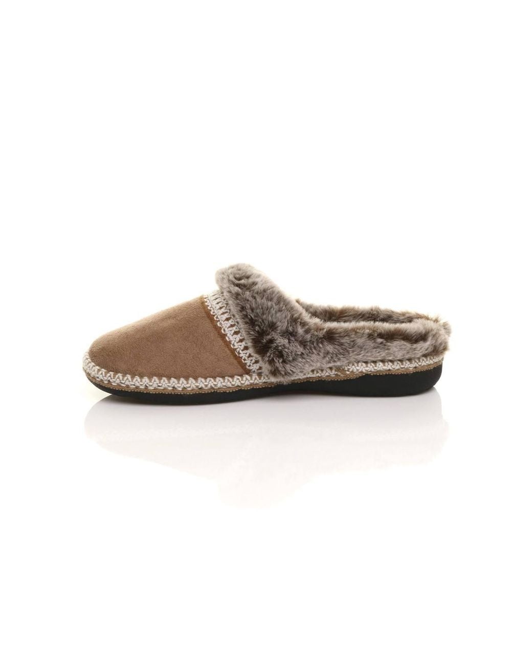 AJVANI Pink Flat Heel Slippers