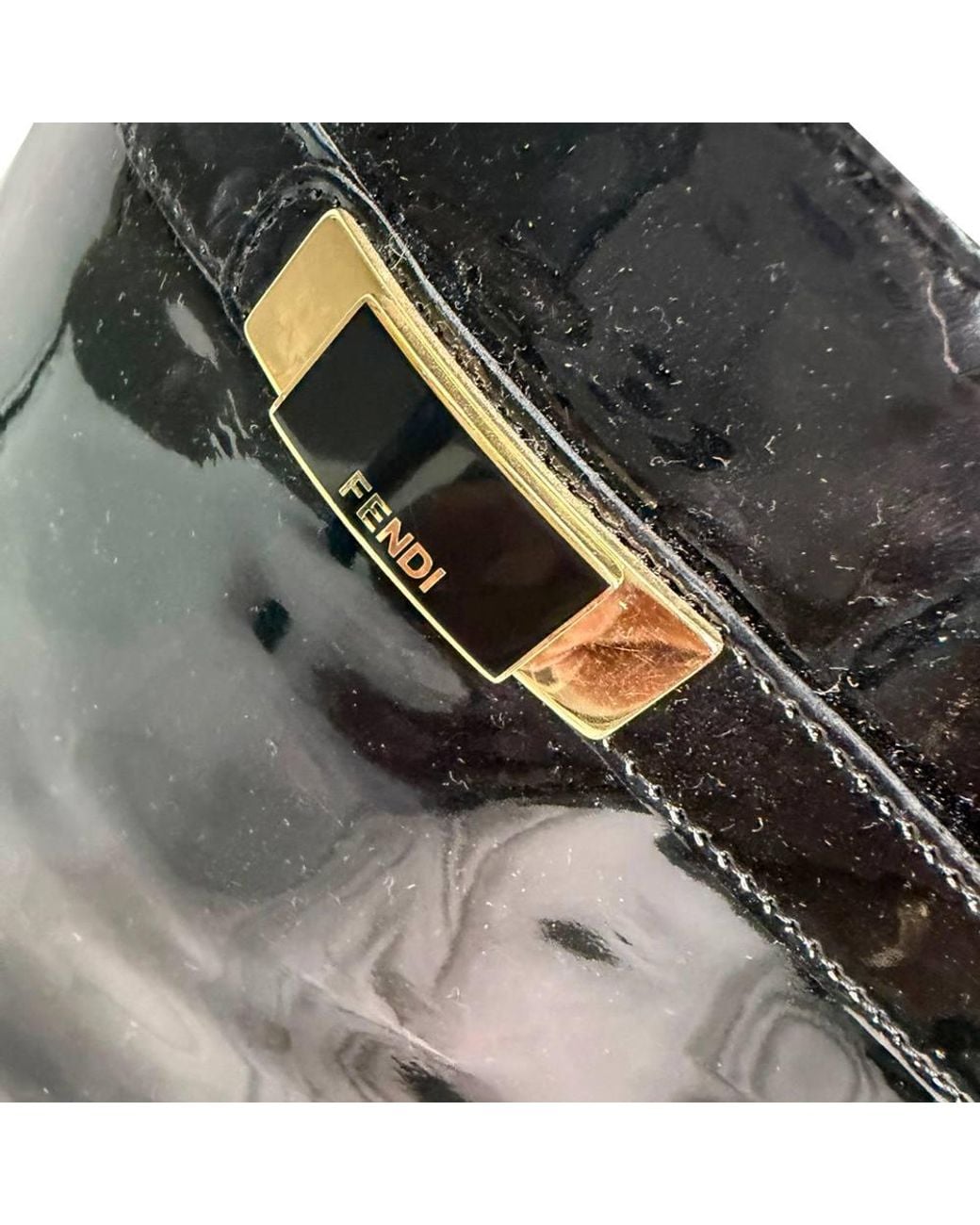 Fendi Black Preloved Riding Boots
