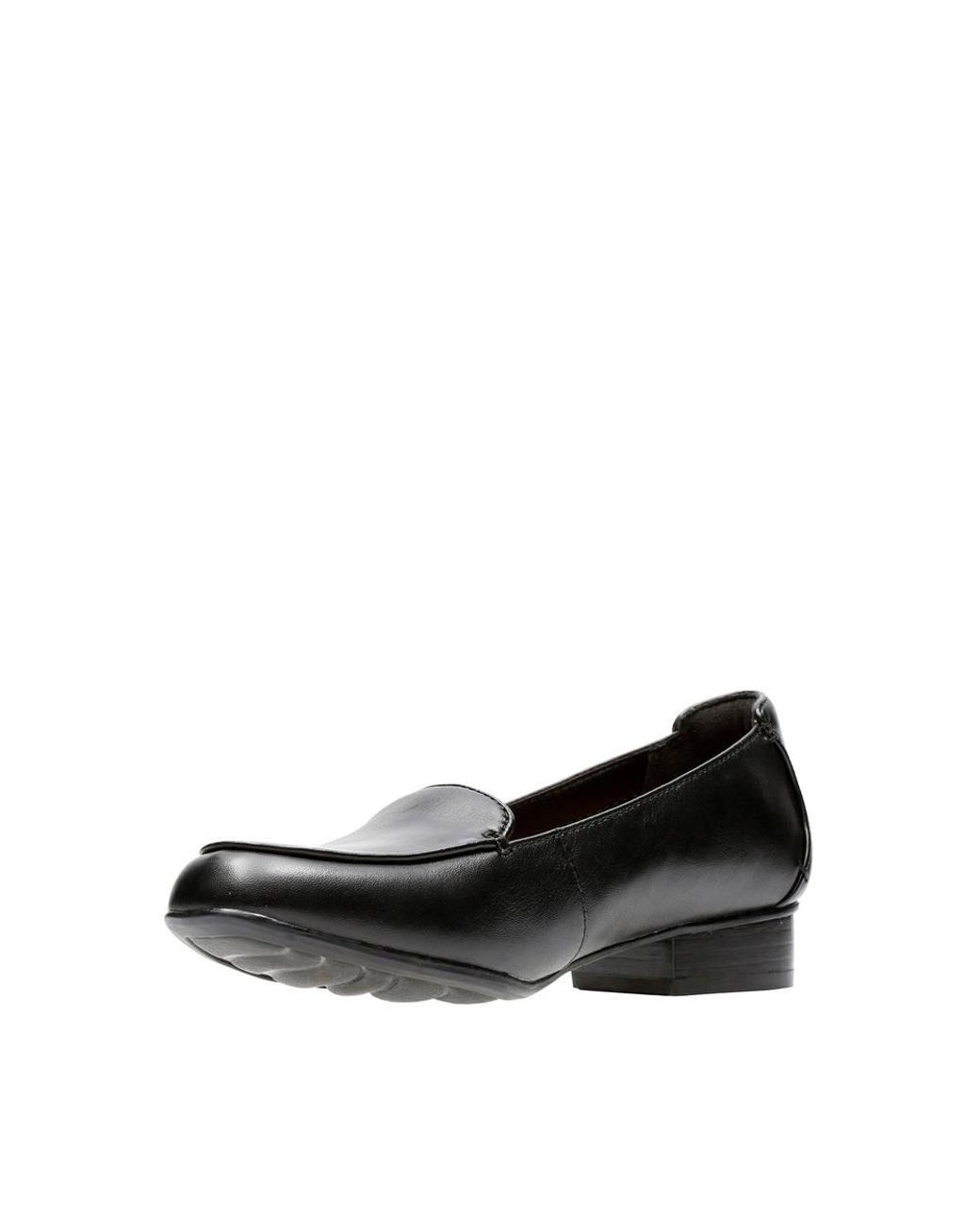 Clarks Black Keesha Luca Loafers, Slip Ons