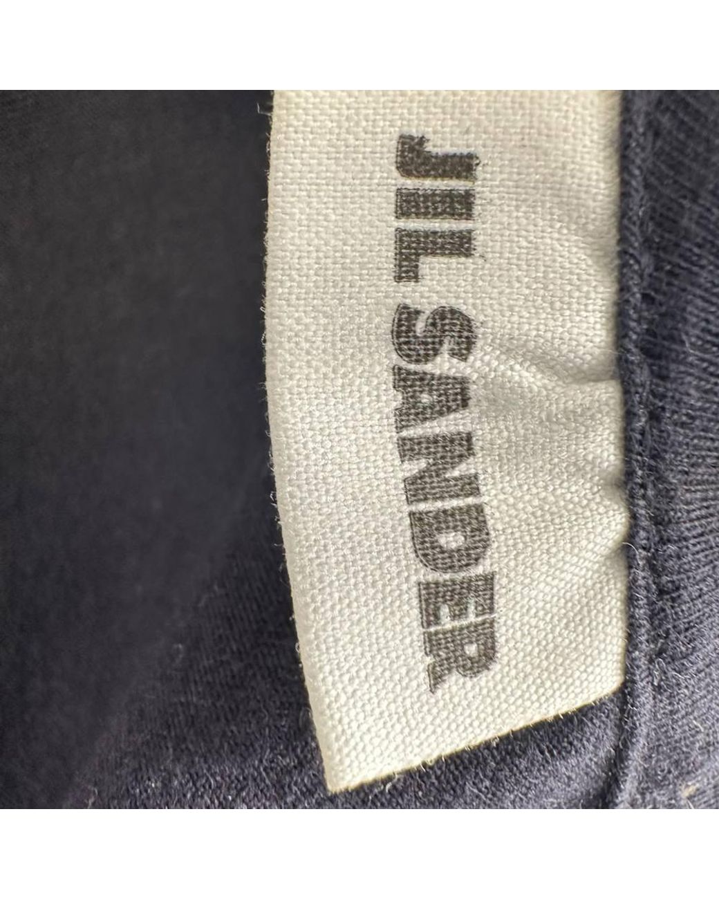 Jil Sander Blue Preloved Crewneck Plain T-Shirt