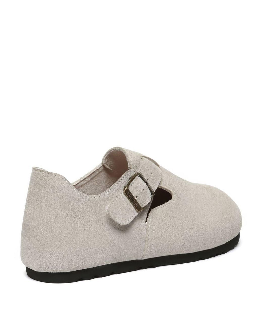 EverAu Australia White Fibre Brooke Sandal W/ Rubber Sponge Sole