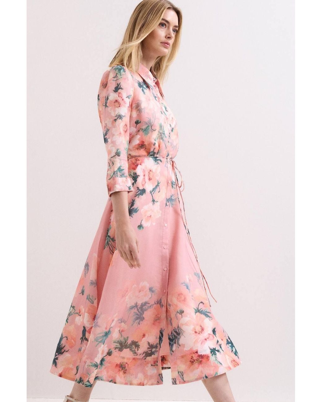 Phase Eight Pink Petite Anabella Floral Dress