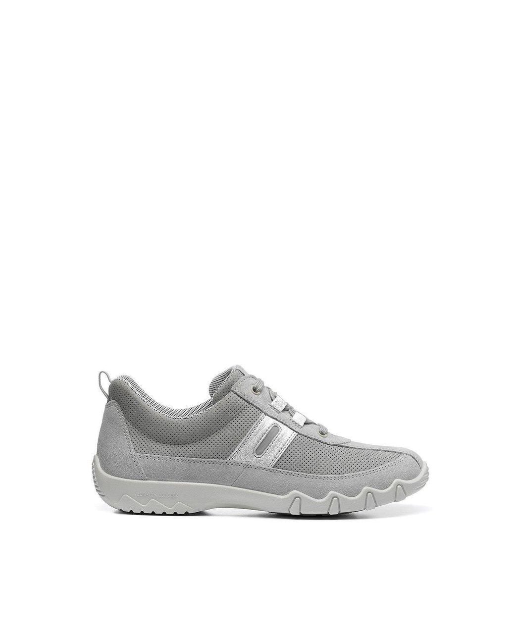 Hotter Gray Wide Fit 'Leanne Ii' Active Shoes