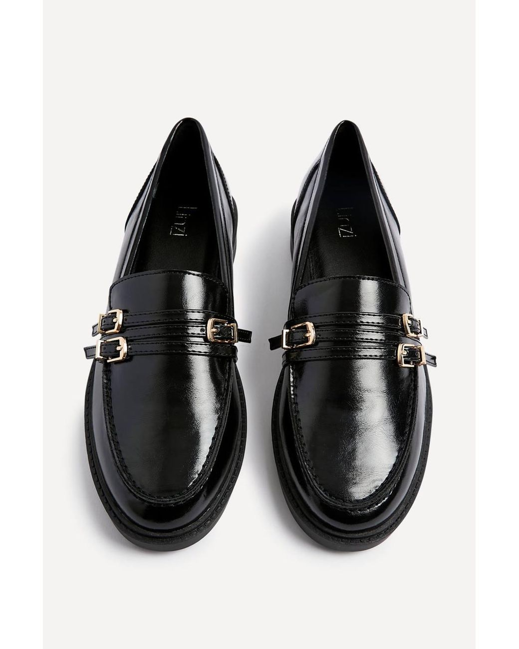 Linzi White Portland Faux Leather Loafers