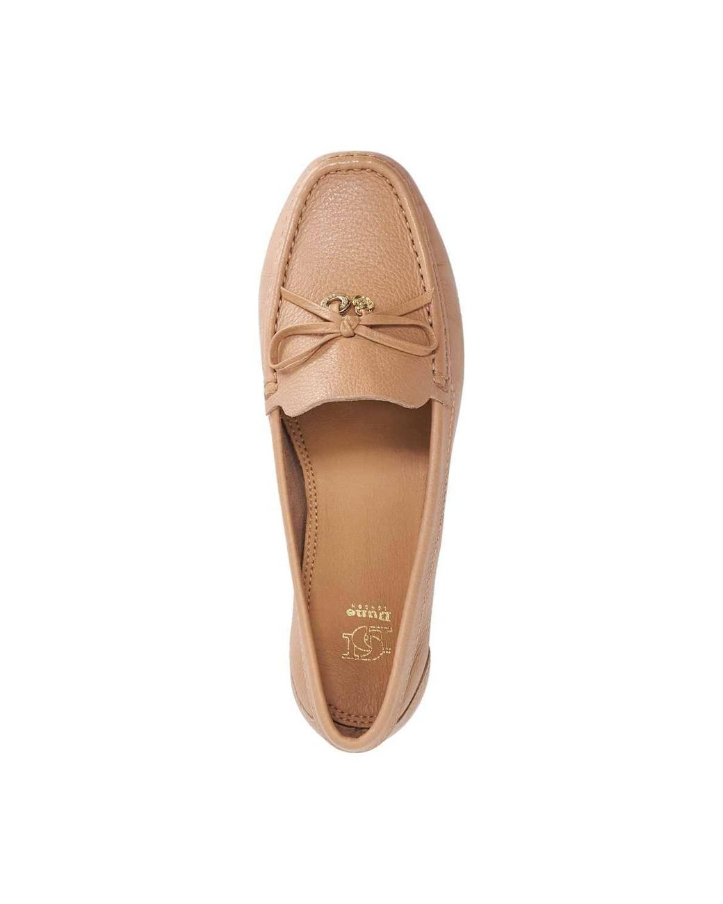 Dune White Wide Fit 'Grip' Leather Loafers