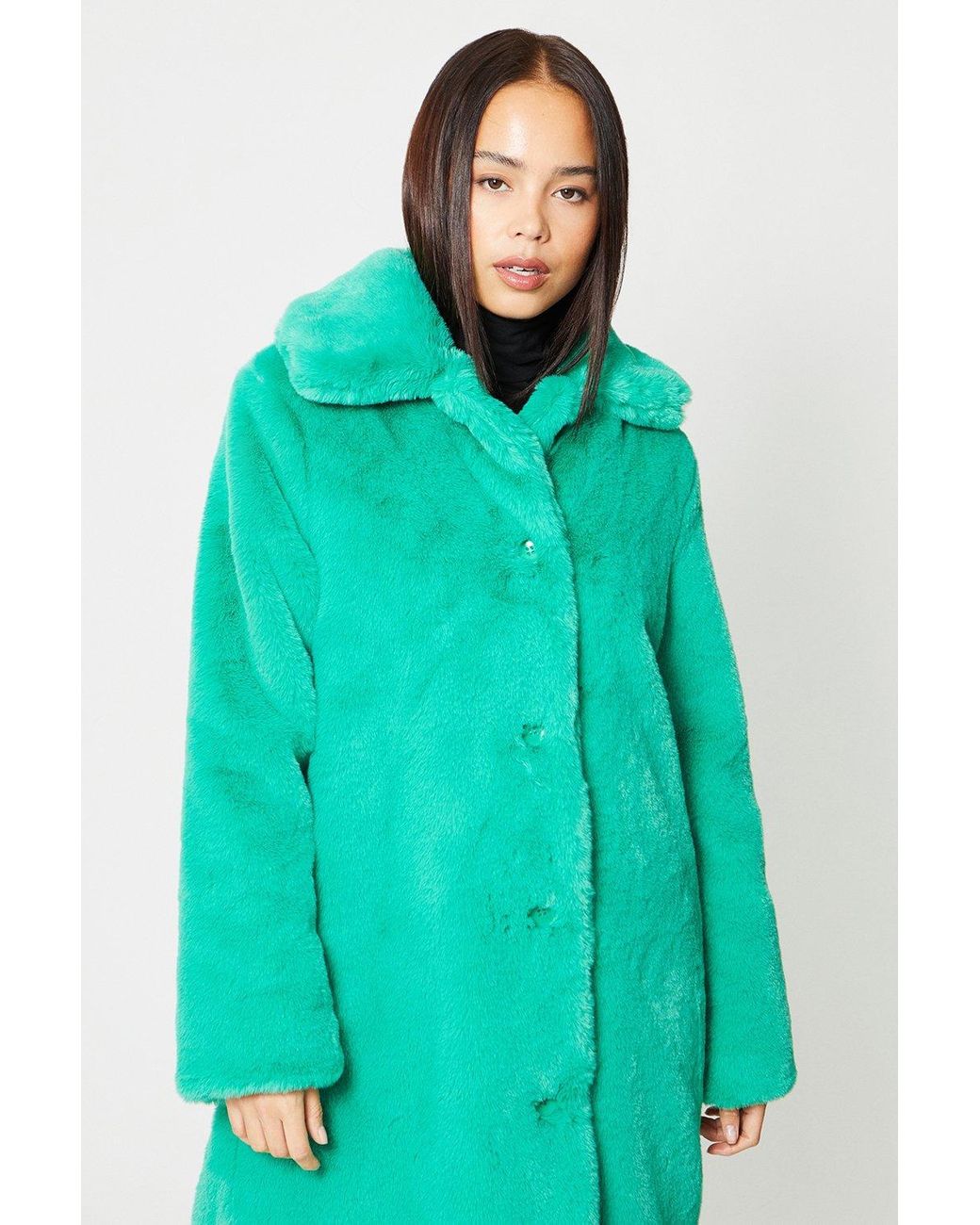 Oasis faux fur clearance coat