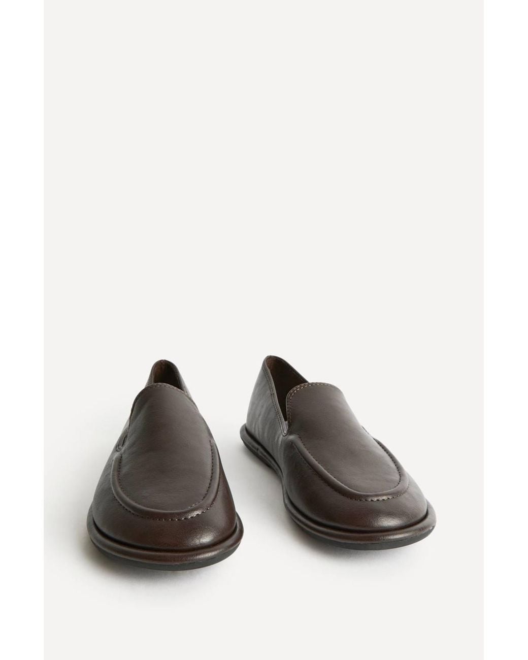 Linzi White Route Faux Leather Loafers