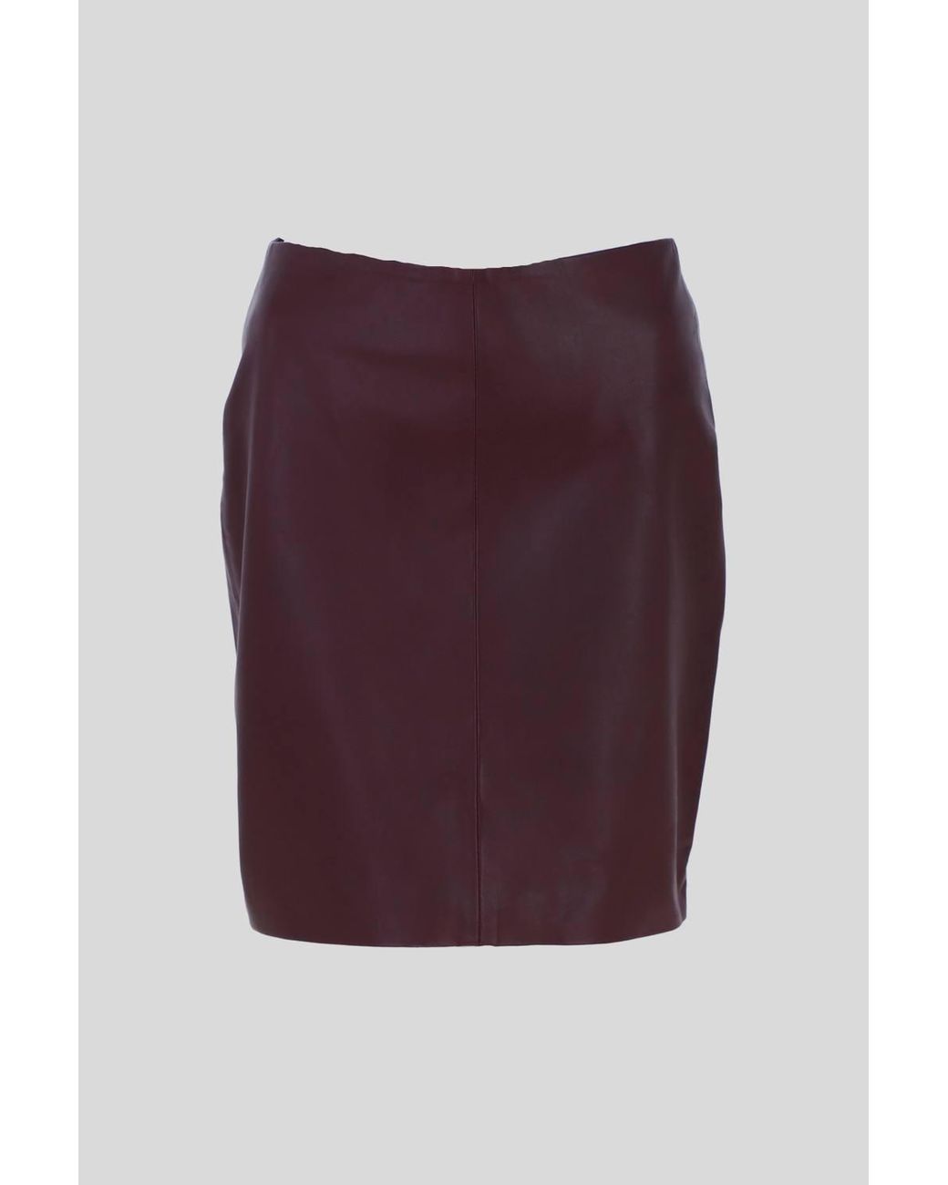 Ashwood Leather Brown 'Skirt 18' Stylish Leather Pencil Skirt