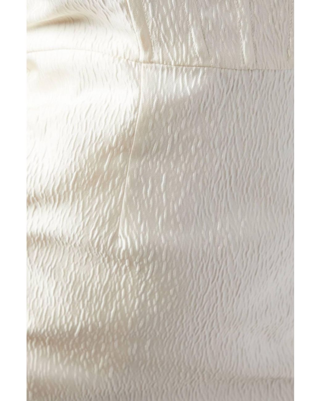 Coast White Statement Bow Bardot Bridal Mini Dress