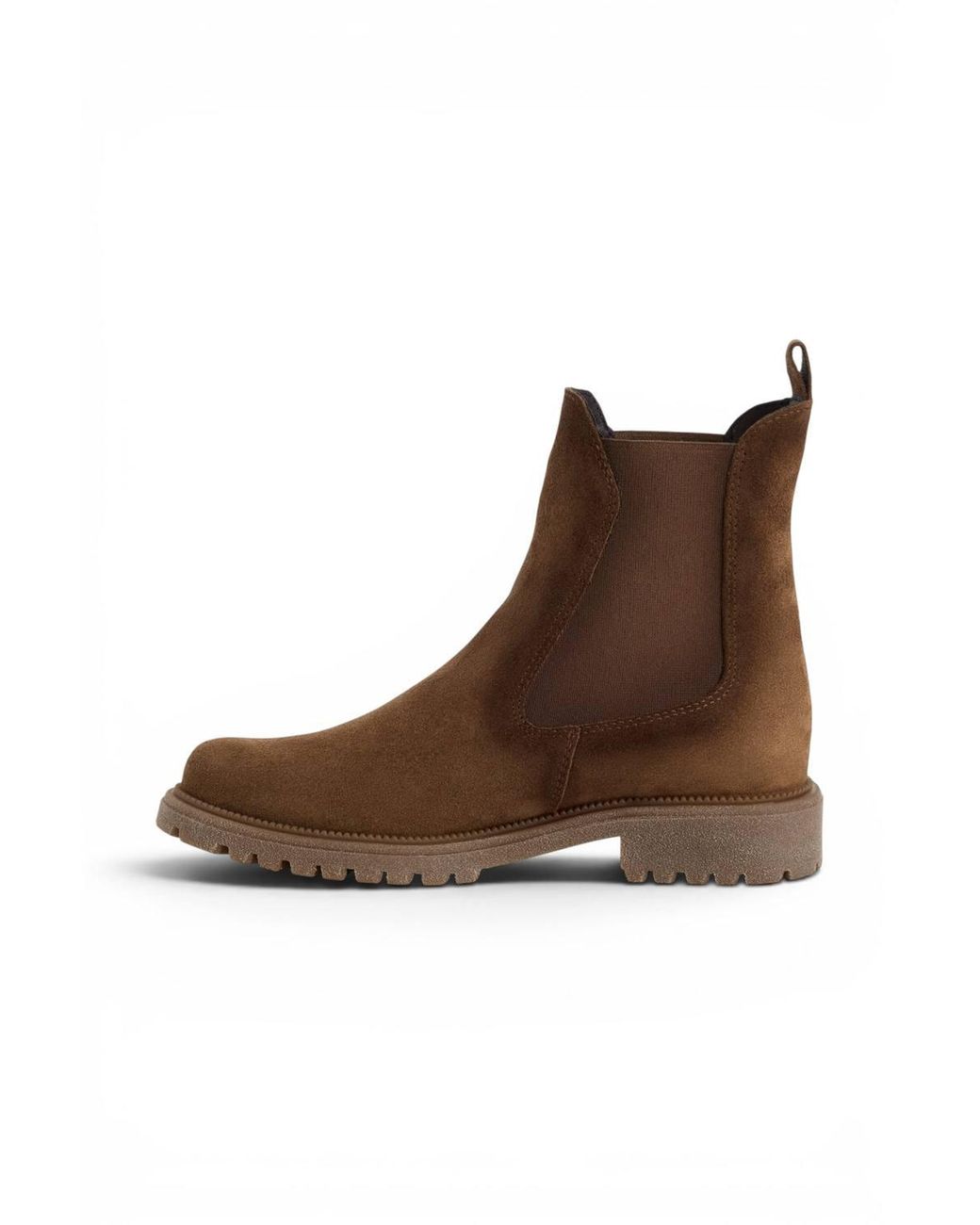 Infinity Leather Brown Tamaris Leather High Chelsea Ankle Boots