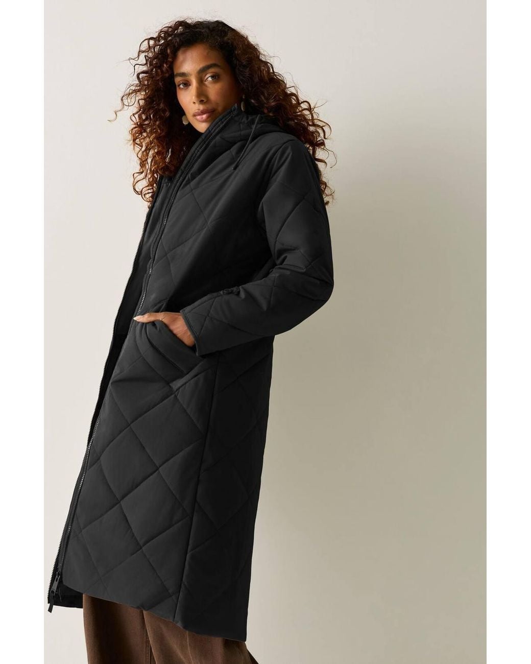 Regatta Black Hooded Elryse Quilted Jacket