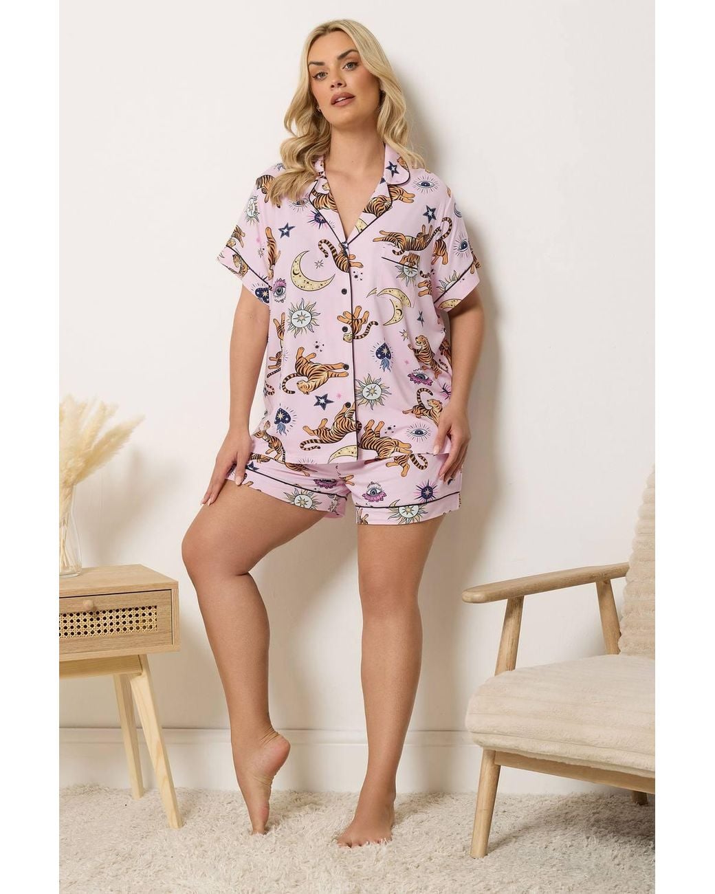 Yours Pink Celestial Short Pyjama Set