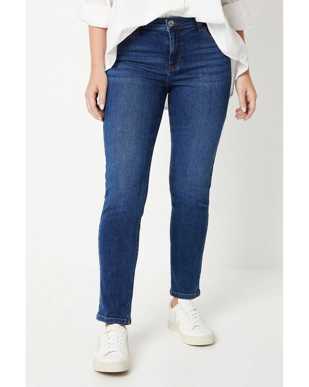 Dorothy Perkins Blue Comfort Stretch Slim Jeans