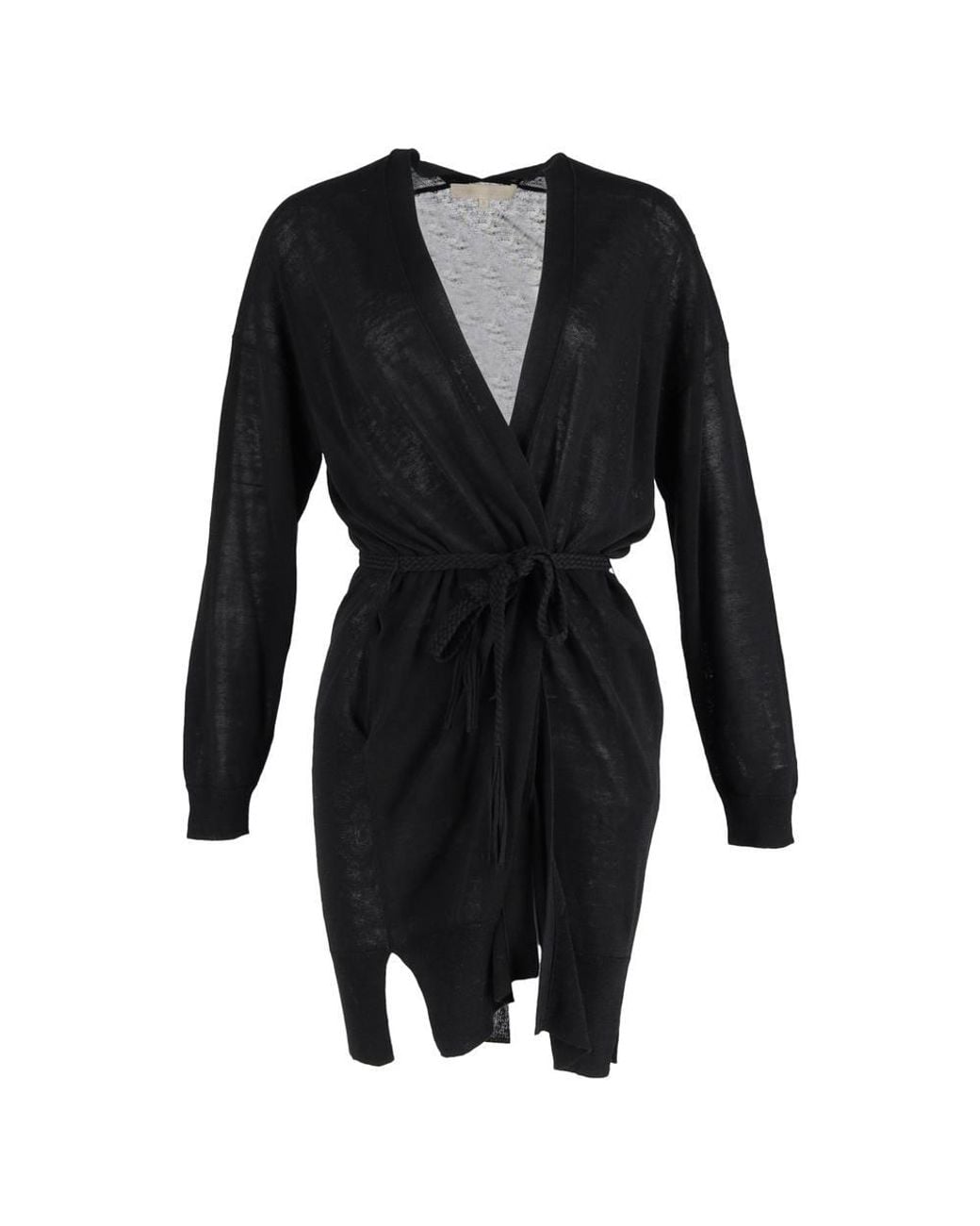 Vanessa Bruno Black Preloved Self-Tie Cardigan