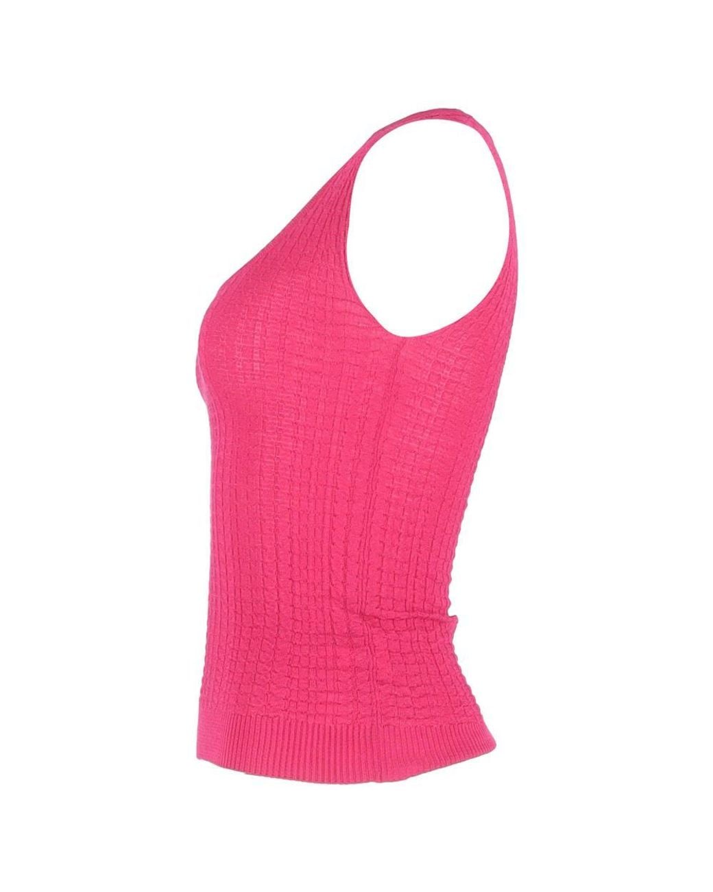 Missoni Pink Preloved Knit Sleeveless Top