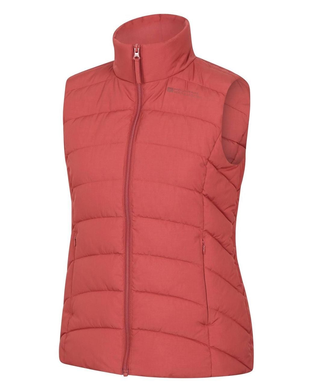 Mountain Warehouse Blue 'Opal' Lightweight Water Resistant Warm Padded Full Zip Puffer Gilet