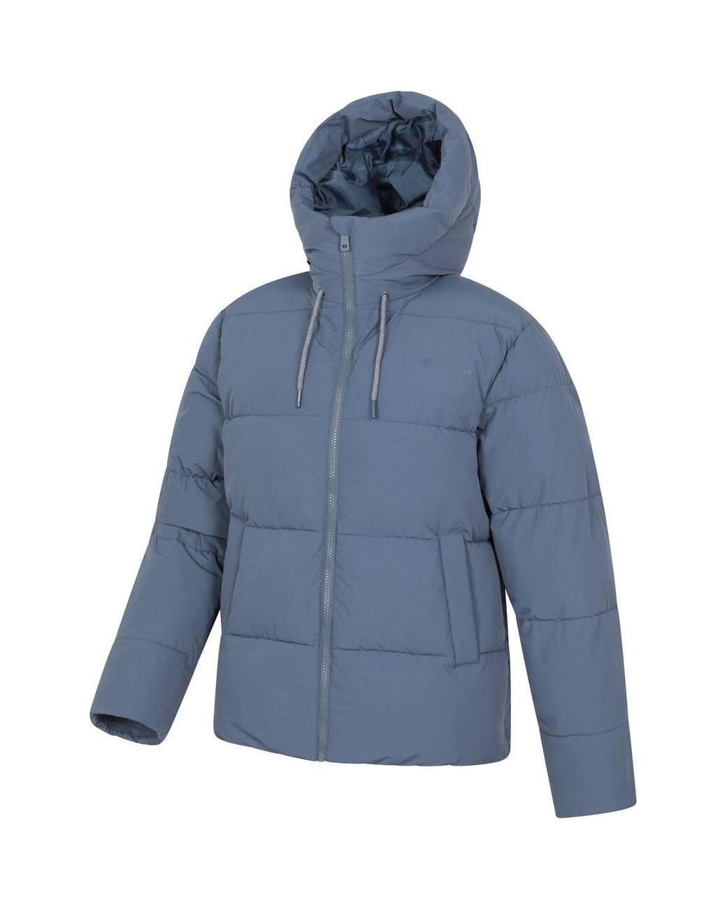 Mountain Warehouse Blue 'Toasty' Water Resistant Elastic Cuffs & Hem Padded Short Jacket