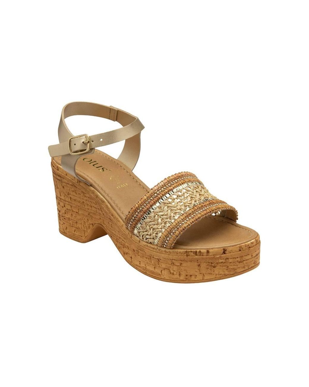 Lotus Natural 'Chelsia' Open-Toe Sandals