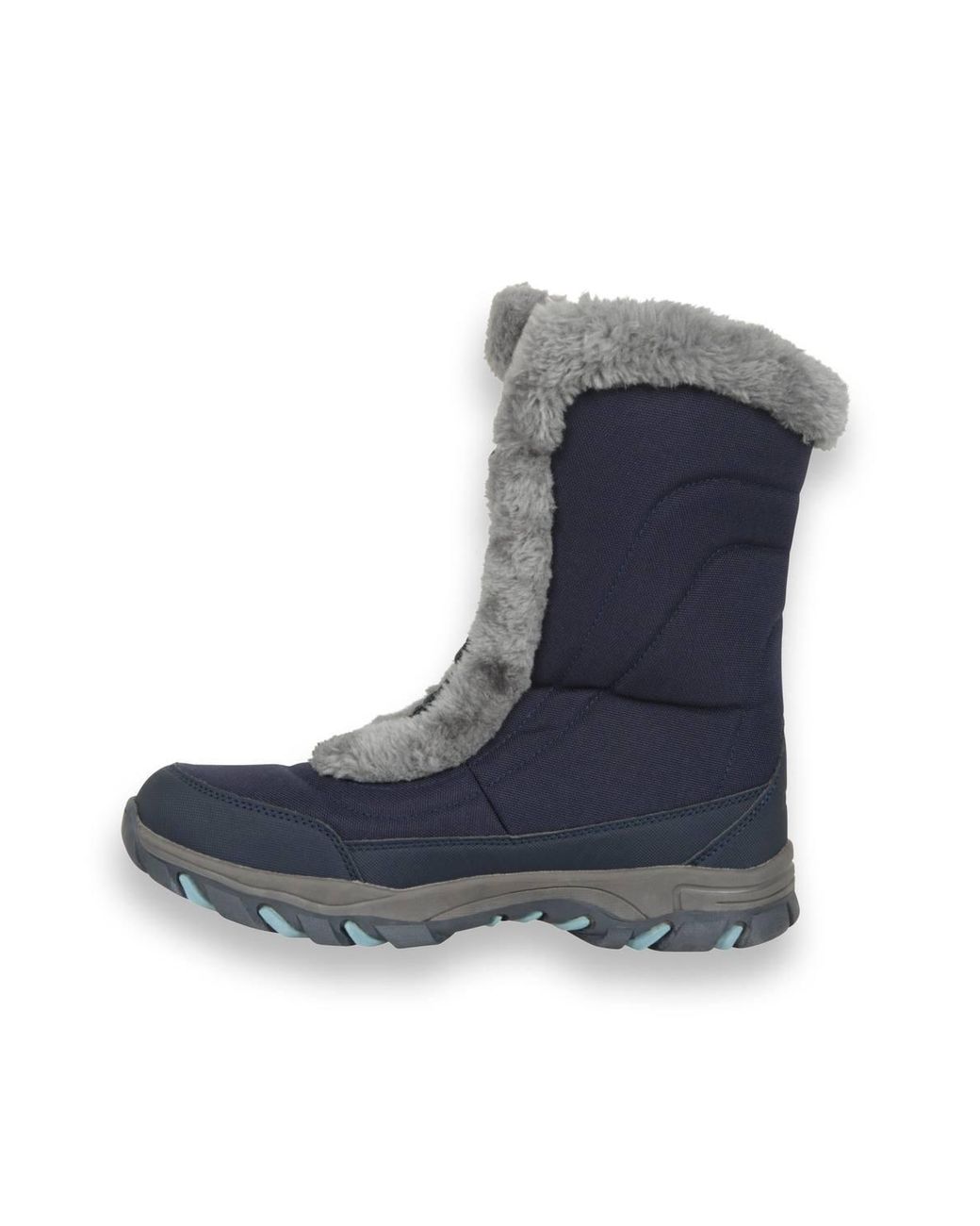 Mountain Warehouse Black Ohio Snow Boots Winter Walking Snowproof