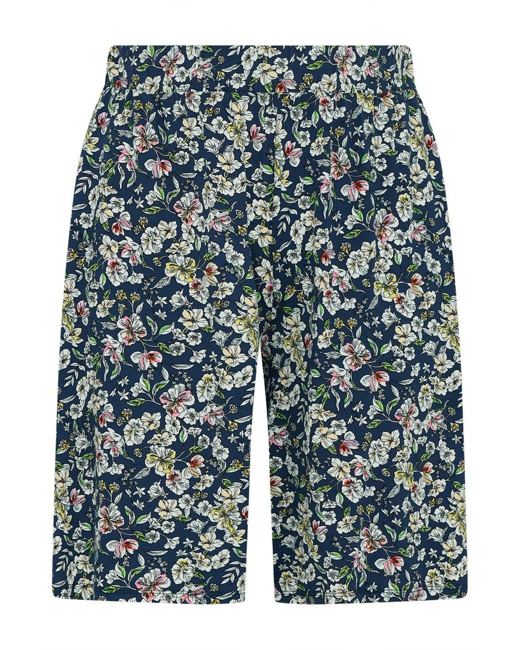Yours Blue Ditsy Floral Shorts