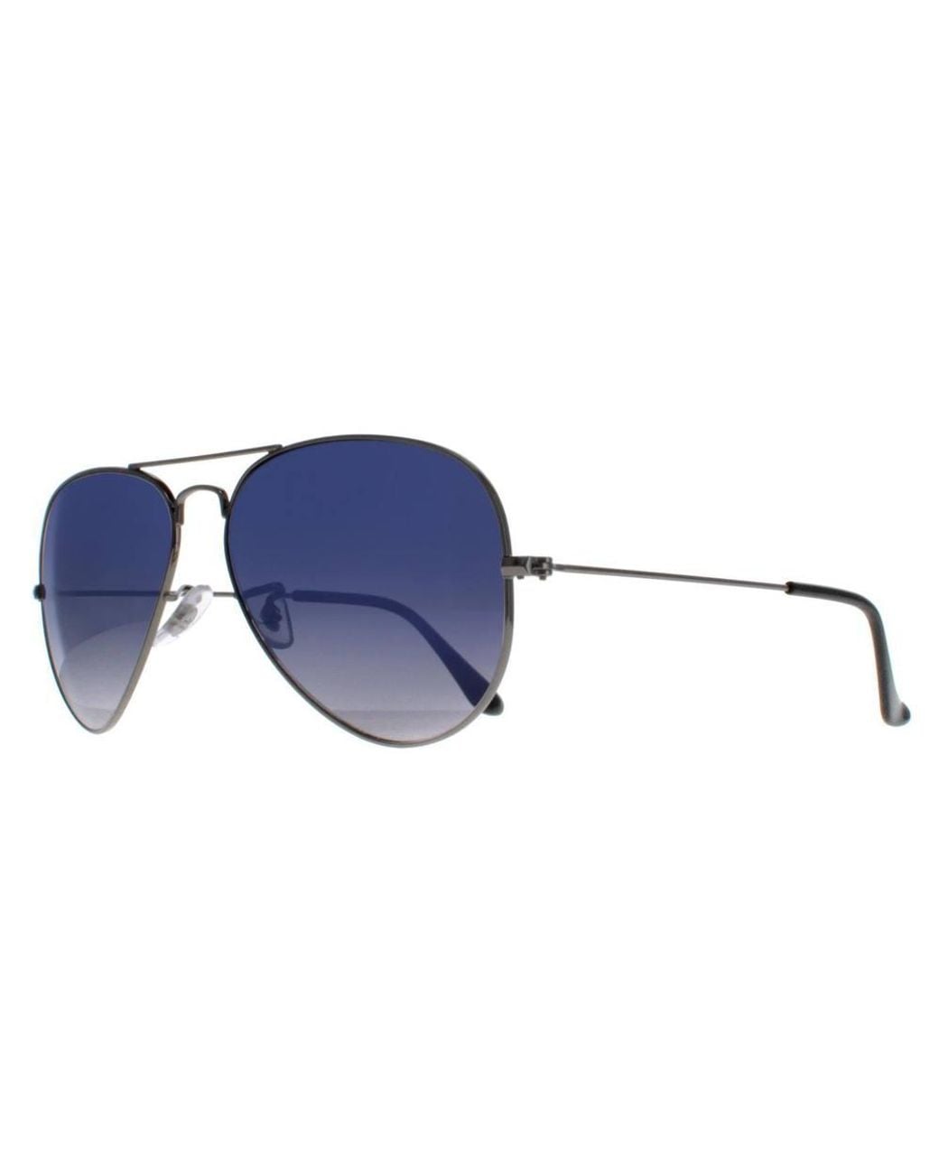 Ray-Ban Blue Aviator Gunmetal Polarized Gradient Sunglasses