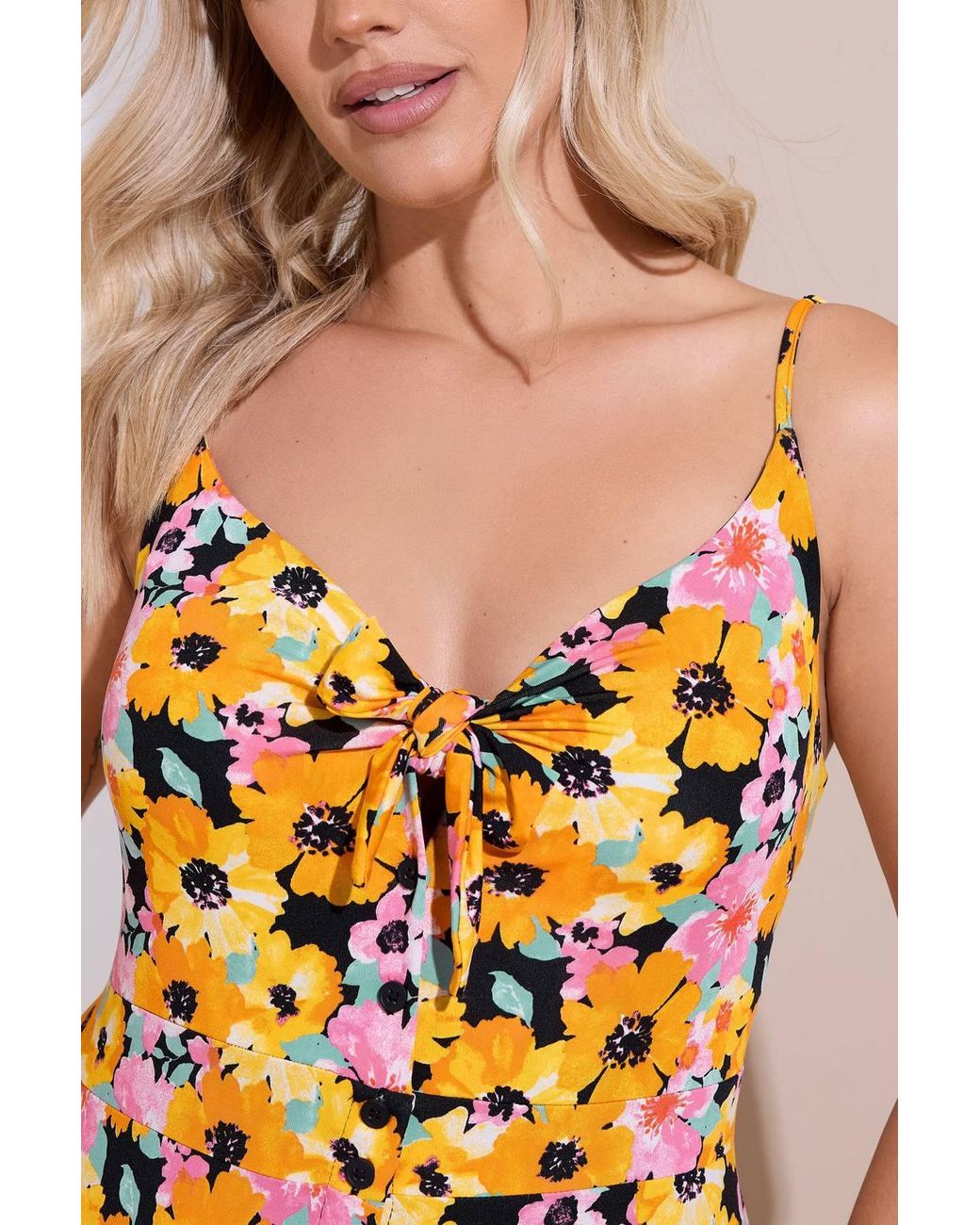 Yours White Floral Print Maxi Dress