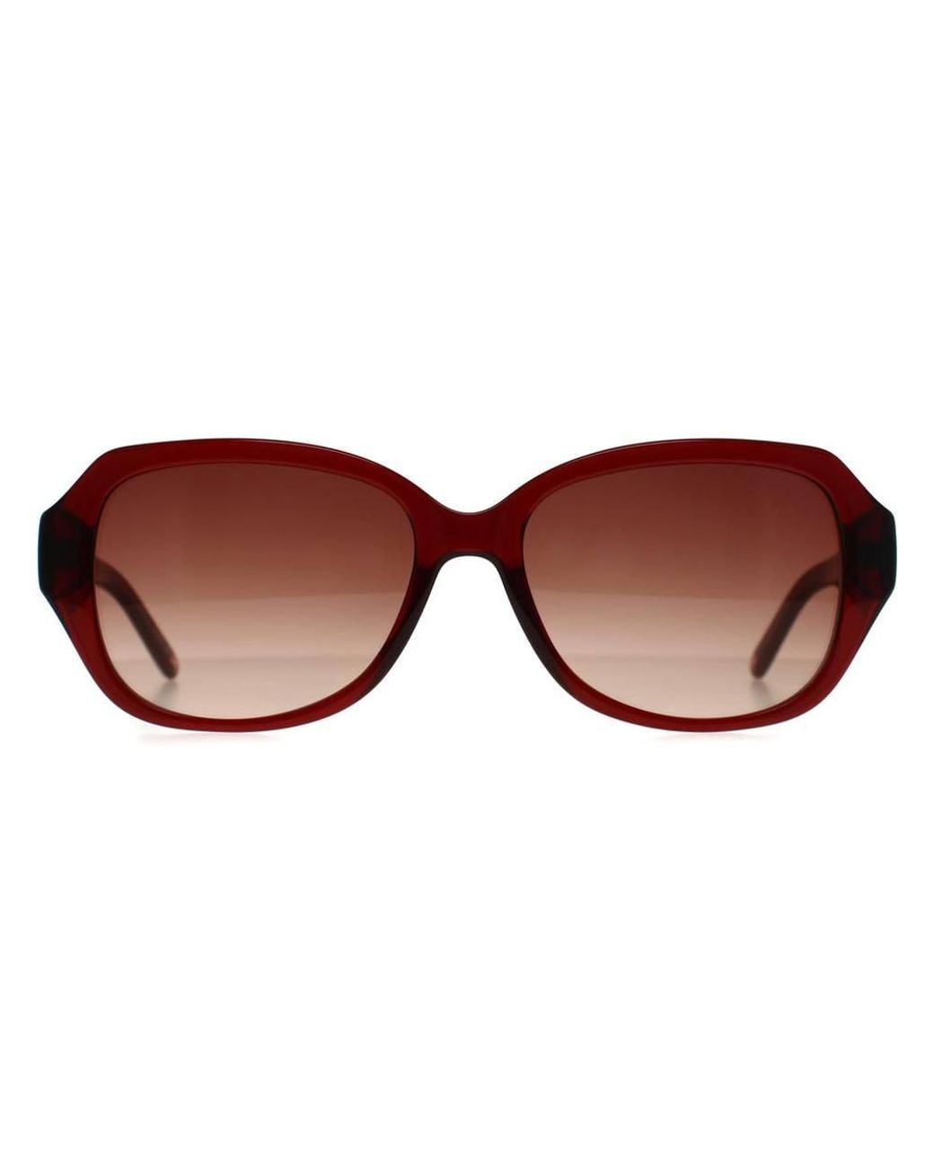 Ted Baker Brown Square Burgundy Flowers Gradient Tb1606 Mae