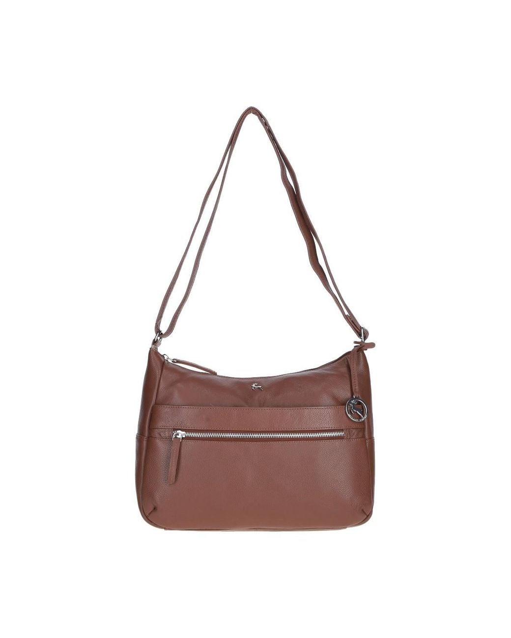 Ashwood Leather Brown 'Meath' Real Leather Shoulder Bag