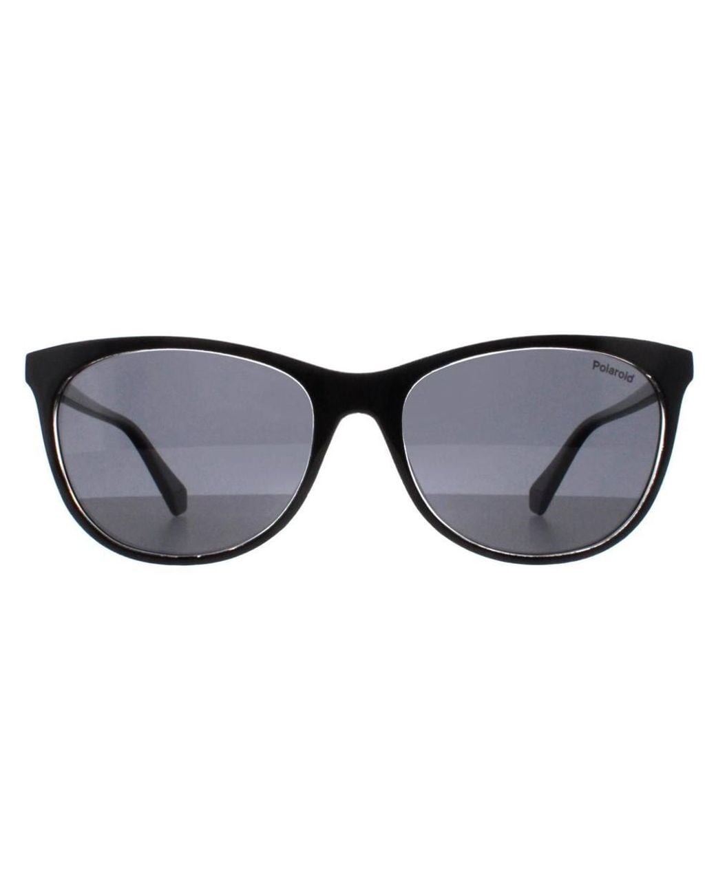 Polaroid Black Cat Eye Sunglass Crystal Polarized Pld 4161/S