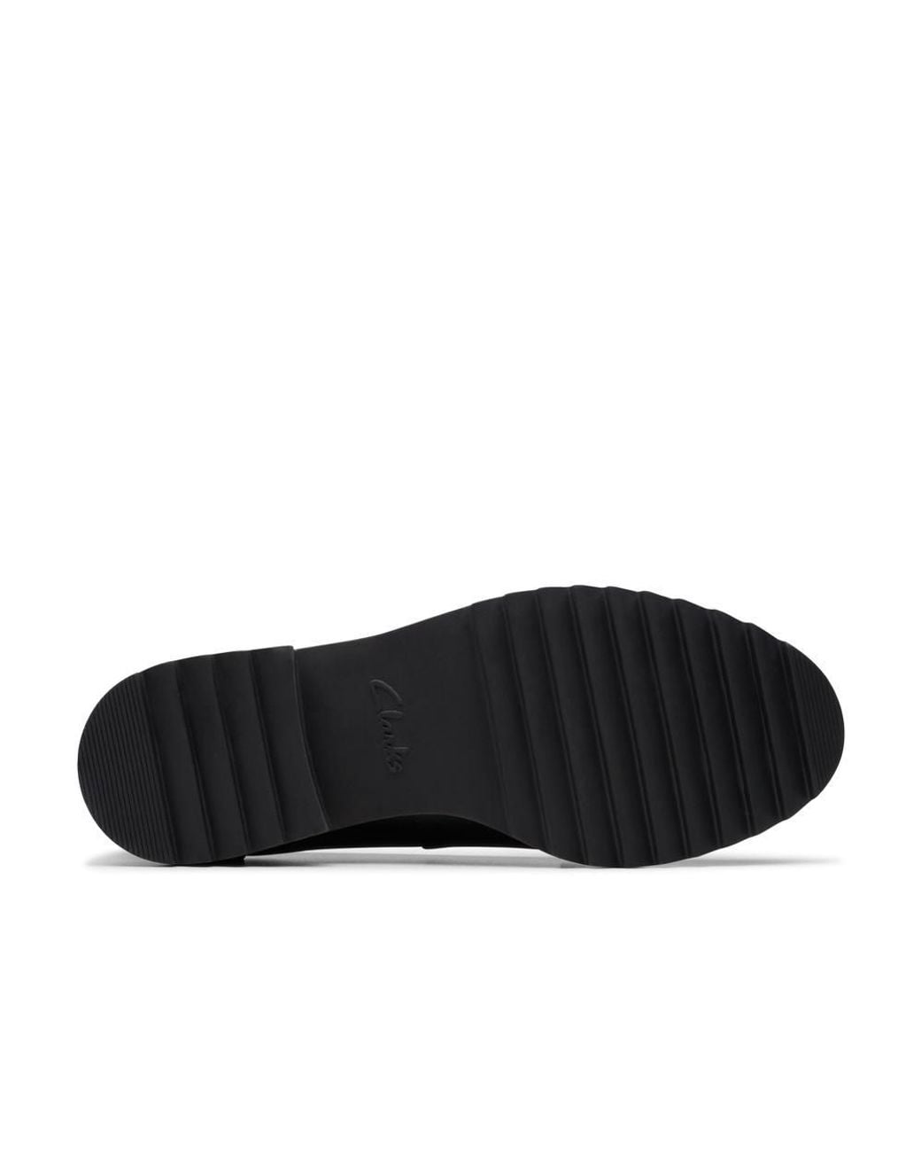 Clarks Black Griffin Milly 2 Leather Loafers, Slip Ons